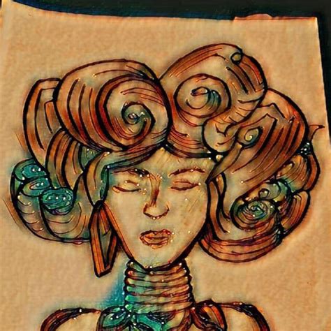 dibujo artistico  boli bic en  postit dibujo zen colorful