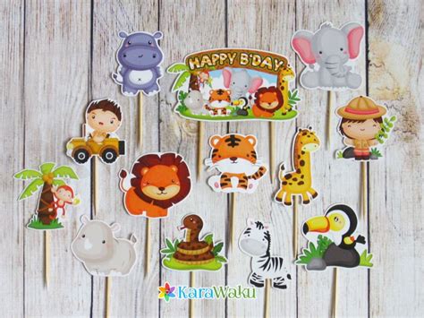 Printable Jungle Animals Centerpieces Safari Animals 57 Off