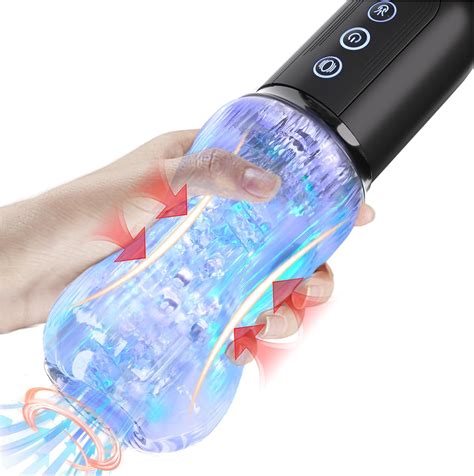 Amazon Male Masturbator Adult Sex Toys For Men Squeezable Ultra Soft Sleeve Automatic