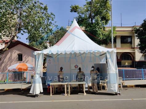 White Pvc German Pagoda Tent For Outdoor Size Mtr X Mtr At Rs