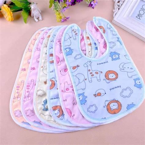 Melvis Fastdry Bibs 6pcs Baby Bibs For 6 To 12 Months Bibs For