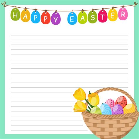 Best Printable Happy Easter Border Printablee Clip Art Library