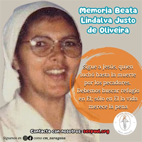 Memoria de la Beata Lindalva Justo de Oliveira Ser Paúl