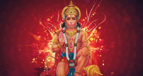 Download Anjaneya Hindu God Wallpaper | Wallpapers.com