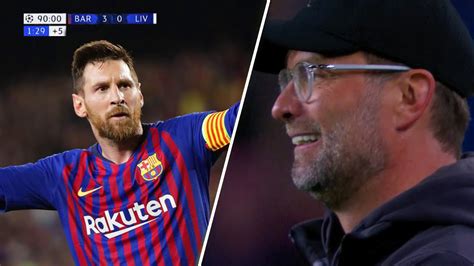 The Day Lionel Messi Impressed Jürgen Klopp Youtube