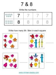 Counting and Adding up to 10 with the Mr Men