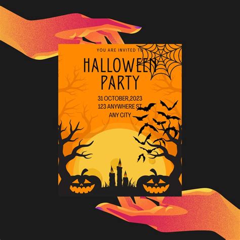 Editable Adult Halloween Party Invitation Halloween Costume Etsy