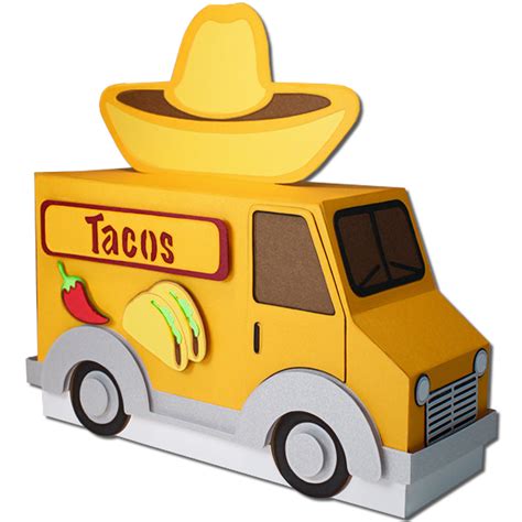 JMRush Designs: Taco Truck Treat Box