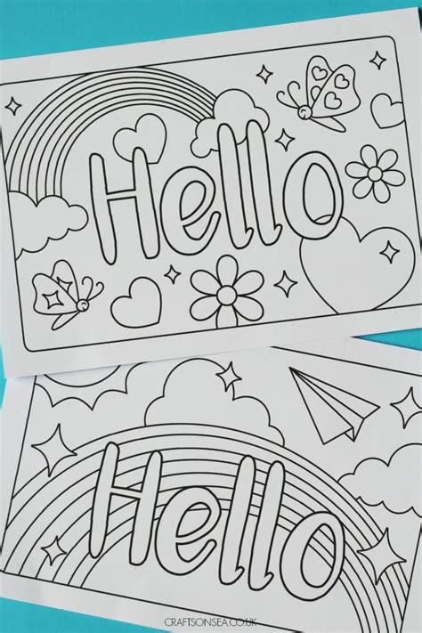 greeting cards  printable cards  kids crafts  sea