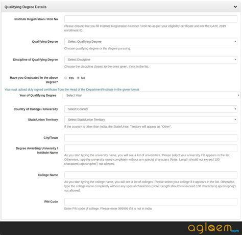 GATE 2019 Application Form (Extended), Last Date, Fee, Requirements