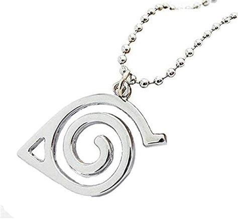 Naruto Anime Leaf Symbol Logo Pendant Necklace Sasuke Kakashi Price In