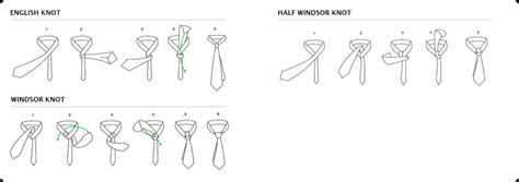 How To Tie A Double Windsor Knot Diagram - Sample Template