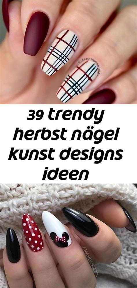 39 trendy herbst nägel kunst designs ideen herbstlich charmant herbst