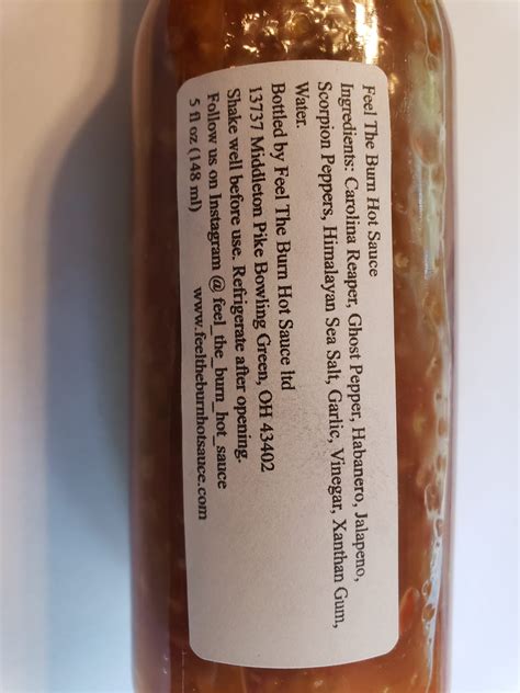 Burn Rate Hot Sauce At Lonnie Allen Blog