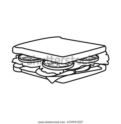 Vector Illustration Burger Bread Logo Web เวกเตอร์สต็อก ปลอดค่า