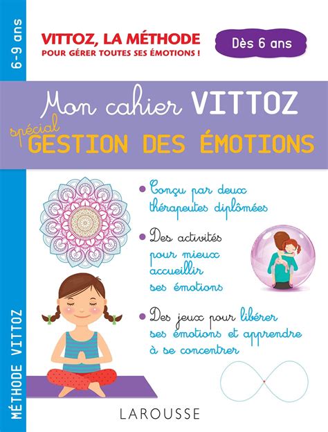 Amazon Fr Mon Cahier Vittoz Sp Cial Gestion Des Motions Archawski