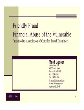 Fillable Online Friendly Fraud Fax Email Print Pdffiller