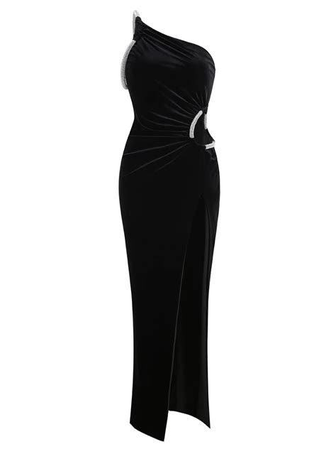 Elegant Luxury Evening Dress 2024 Black Birthday Party Dress Women S