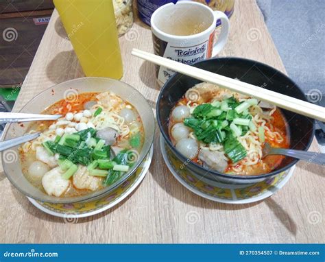 Bakso aci stock image. Image of vegetable, lunch, seafood - 270354507