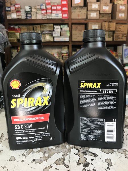 Jual Oli Shell Spirax Tranmisi Manual S G W Galon Liter Di Lapak