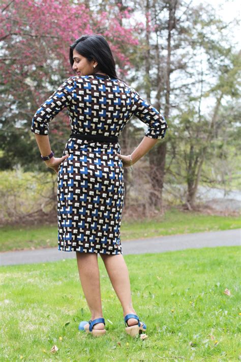 Stylearc Lea Knit Wrap Dress Pattern Review By Deepika