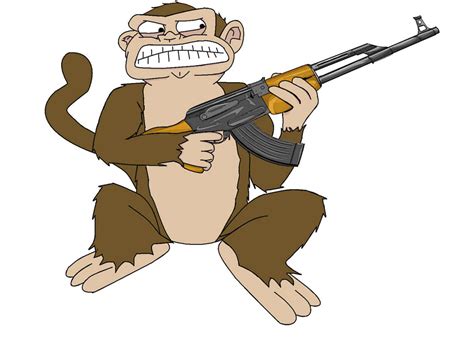 AK47 Monkey by tipps on DeviantArt