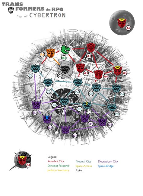 Map of Cybertron by kharec84 on deviantART