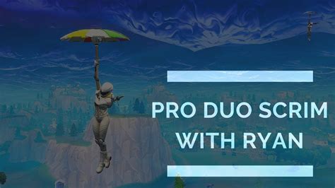 Intense Pro Duo Scrim Fortnite Battle Royale Notvivid Youtube