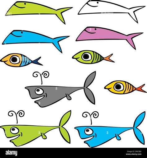 Flounder Fish Stock Vector Images Alamy