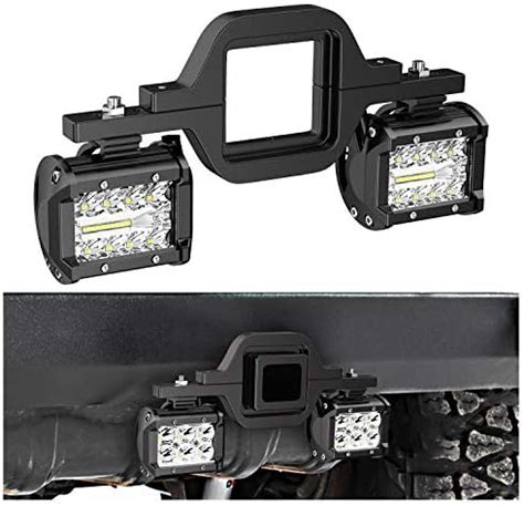 LED Work Light Pods EBESTauto 4 Inch LED Light Bar With 2 5 Inch Towing