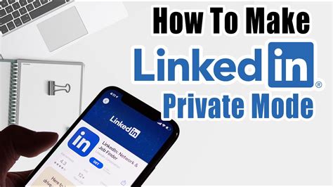 How To Make Linkedin Account Private Linkedin Private Mode Youtube