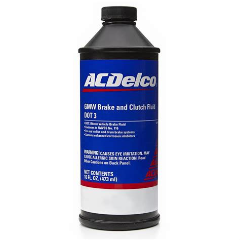 Acdelco 19353126 Acdelco Dot 3 Gmw Brake And Clutch Fluid Summit Racing