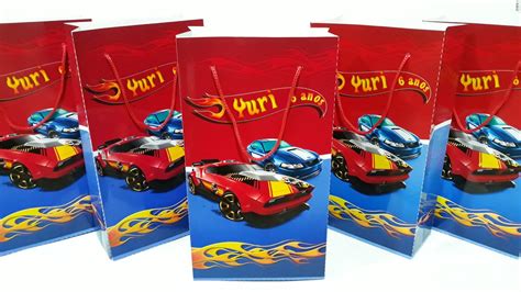 Sacola Personalizada Hot Wheels Elo Produtos Especiais