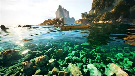 Realistic Ocean Environment In Unreal Engine 5 Using Megascans Plugin