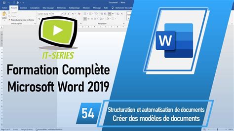 Structuration Et Automatisation De Documents Cr Er Des Mod Les De