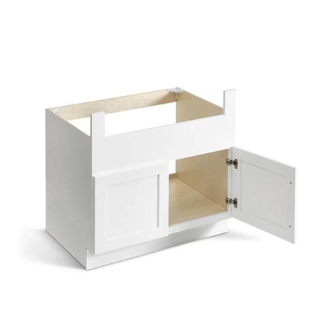 Valleywood Cabinetry 36 In W X 34 5 In H X 24 In D Pure White Birch Sink Base Ready To Assemble