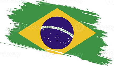 Bandeira Do Brasil Com Textura Grunge 12024959 Png