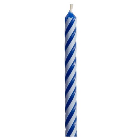 Creative Converting 080400034 Blue Spiral Candles 24pack