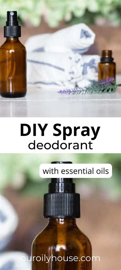 Diy Spray Deodorant Recipe Essential Oil Spray Recipes Diy Sprays