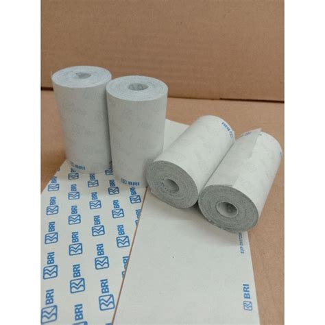 Jual KERTAS THERMAL LOGO BANK BRI PAKET 1 KG ISI 38 ROLL57X30 Shopee