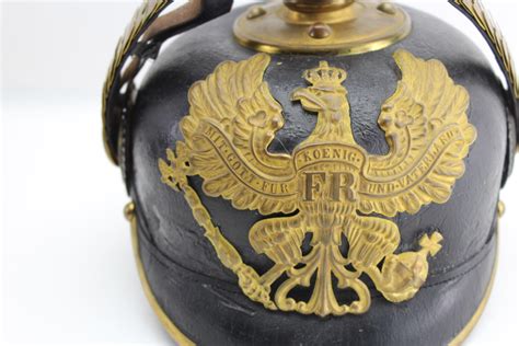 Pickelhaube Infanterie Preu En Um Mit Gott F R K Nig Und Vaterland