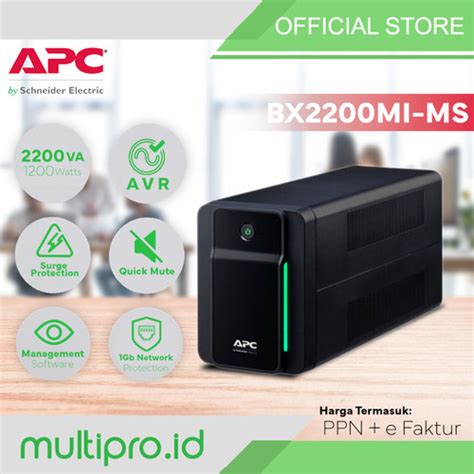 Promo UPS APC Back UPS BX 2200VA 1200W BX2200MI MS Cicil 0 3x