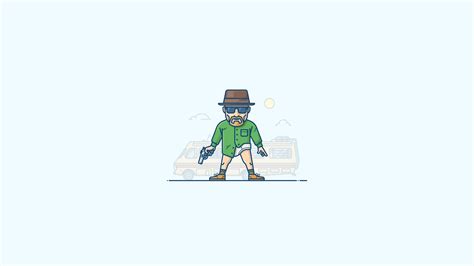 Fond D Cran Illustration Walter White Heisenberg Breaking Bad