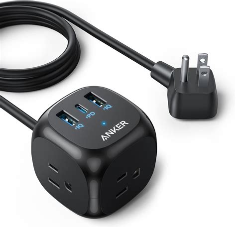 Anker 20w Usb C Power Strip 321 Power Strip With 3 Outlets