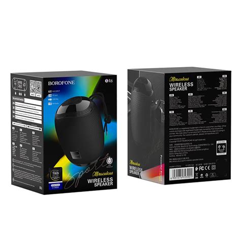 Parlante Bluetooth Borofone Br6 Negro - Prophone