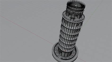 Leaning Tower Of Pisa 3D Model TurboSquid 1829776