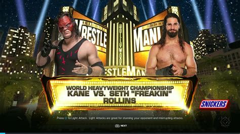 Wwe K The Big Red Machine Vs The Architect Kane Vs Seth Rollins