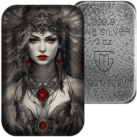 Goddesses Freya Two Ounce Cast Silver Bar 2024 Germania Mint Agaunews