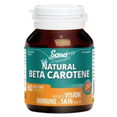 Sona Natural Beta Carotene One A Day Rosscarbery Pharmacy