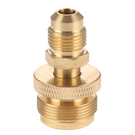 Brass 1lb Portable Camping Grill Stove Part Propane Tank Canister Regulator Adapter Connection